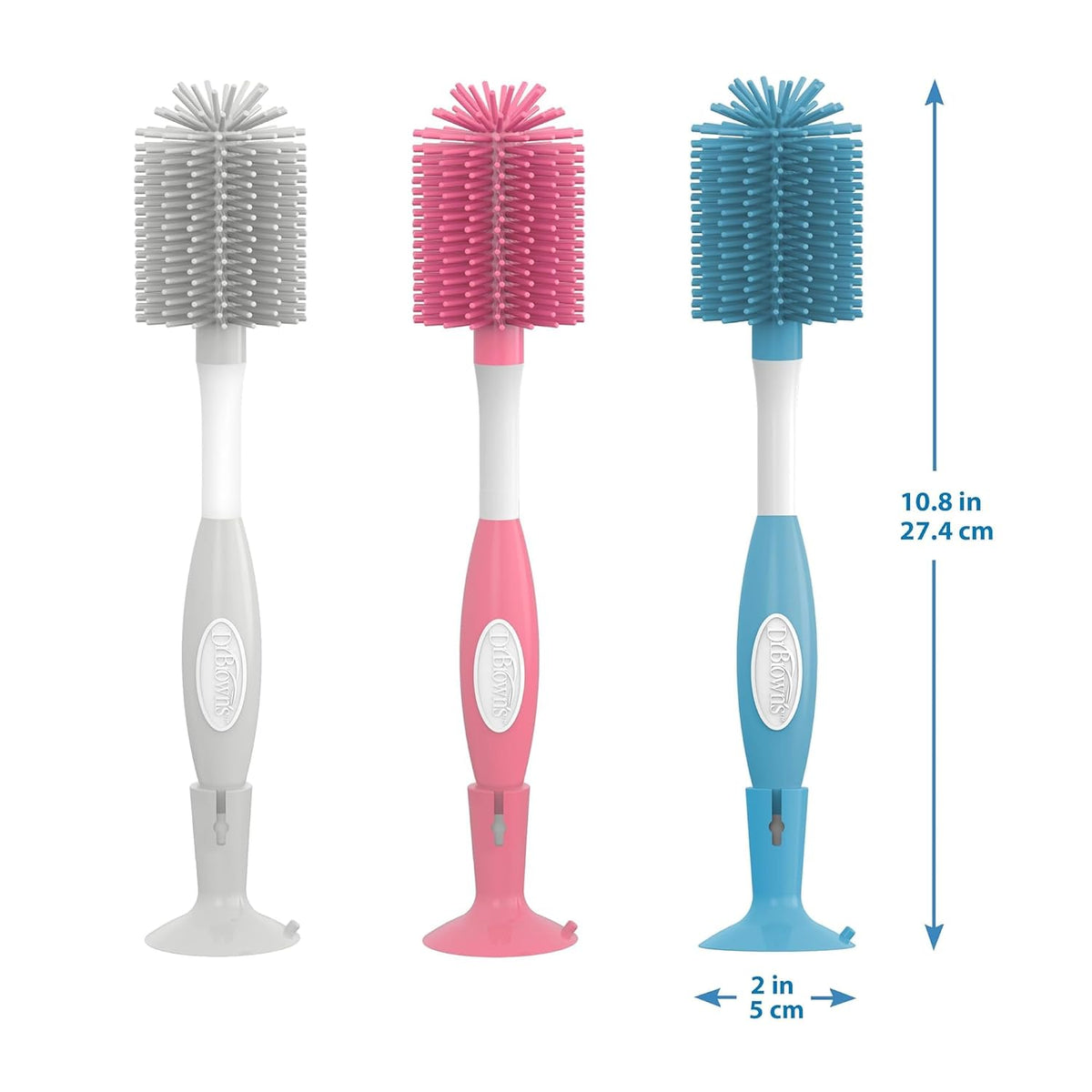 Dr. Brown's Soft Touch Cepillo de Limpieza para Biberones Sin A...