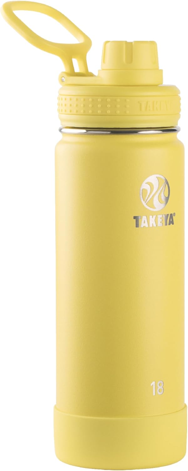 Takeya Actives - Botella de agua de acero inoxidable, con aislamien...
