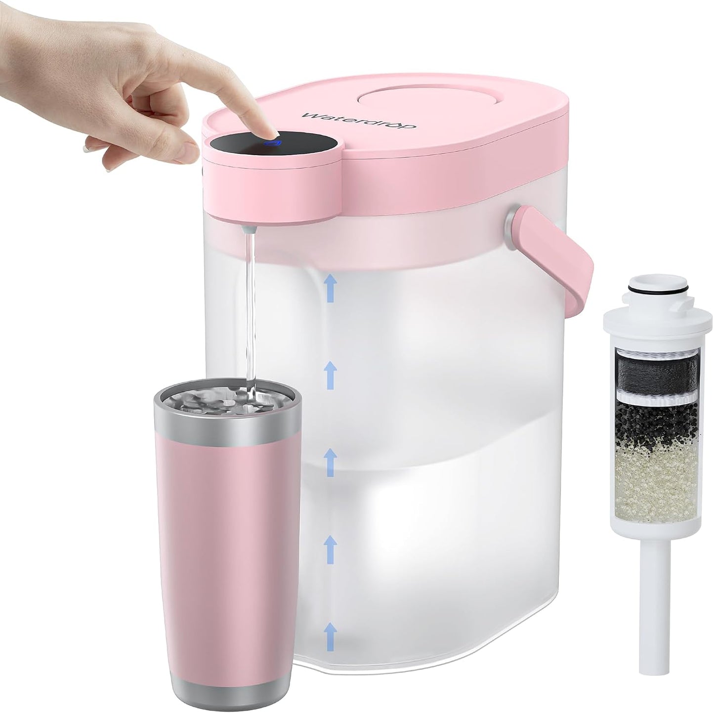 Waterdrop FreshTaste - Jarra con filtro de agua instantáneo de 17 t...