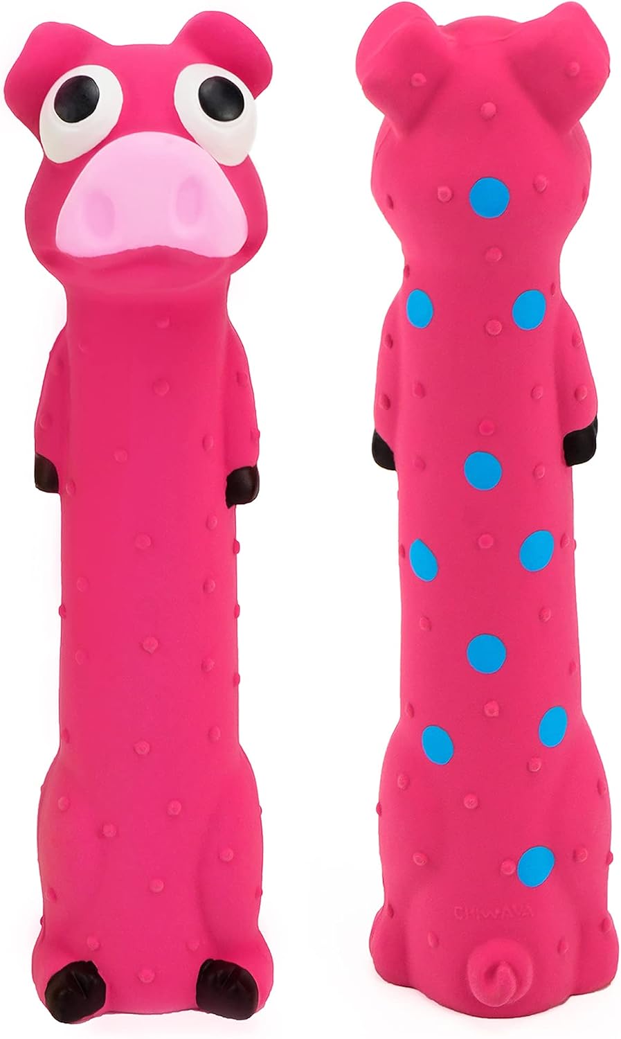 CHIWAVA Juguete de látex chirriante de 9 pulgadas para perros media...