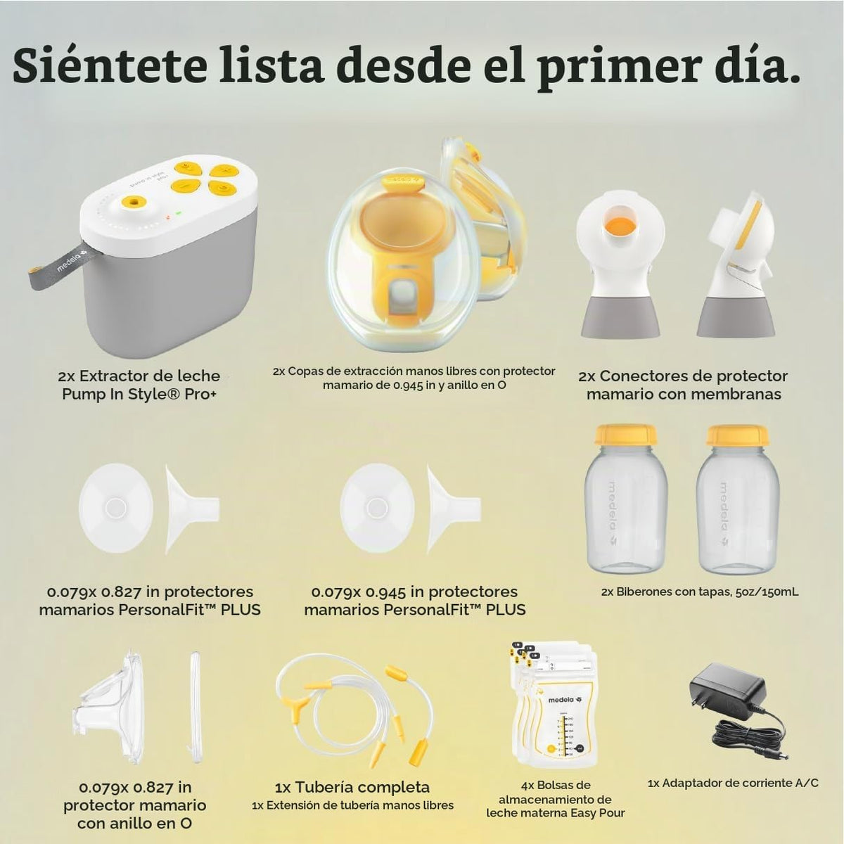 Medela Pump in Style Pro+ - Paquete de extractor de leche eléctrico...
