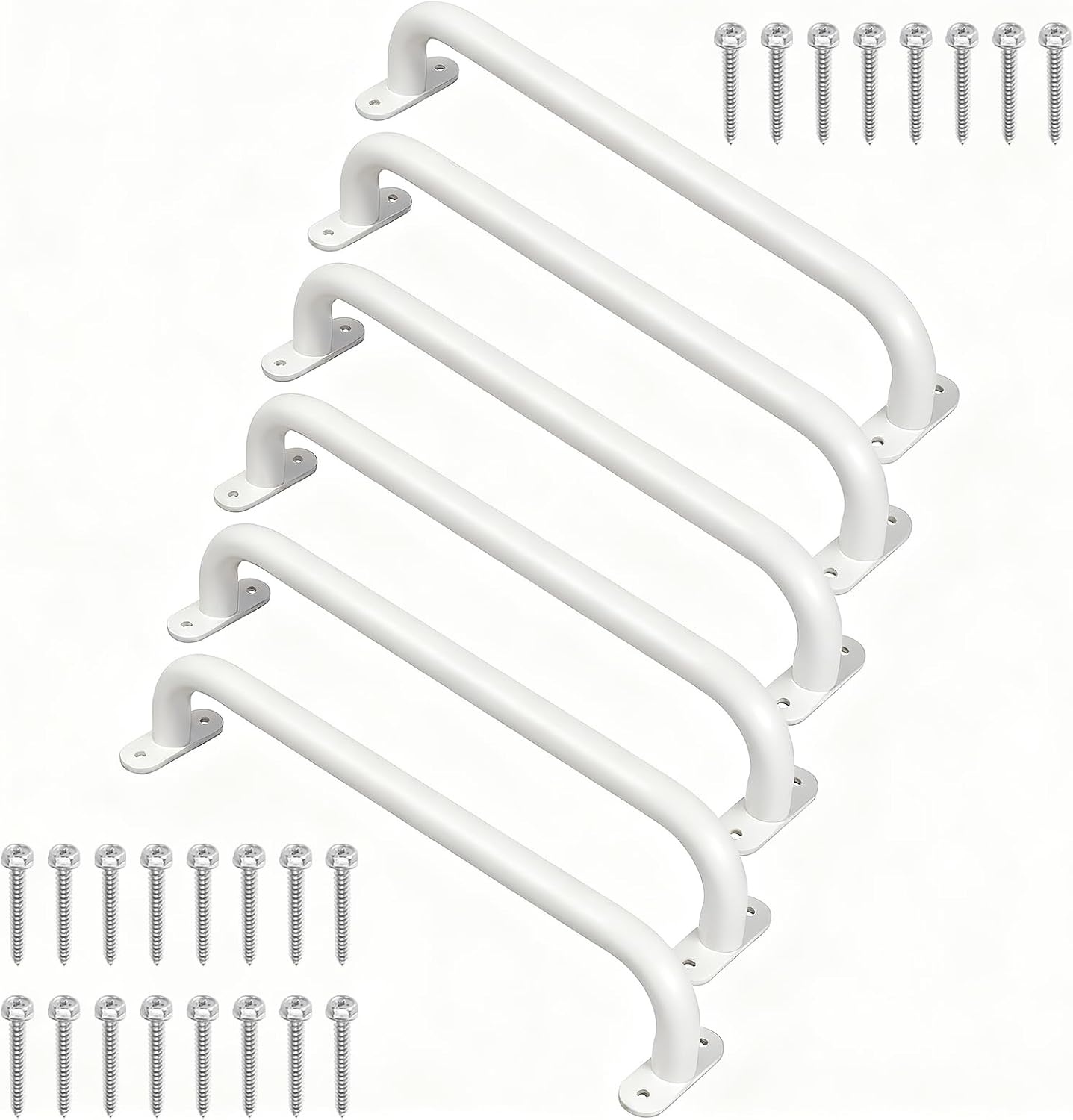 Purife Barras de seguridad de metal de 17 pulgadas para accesorios...