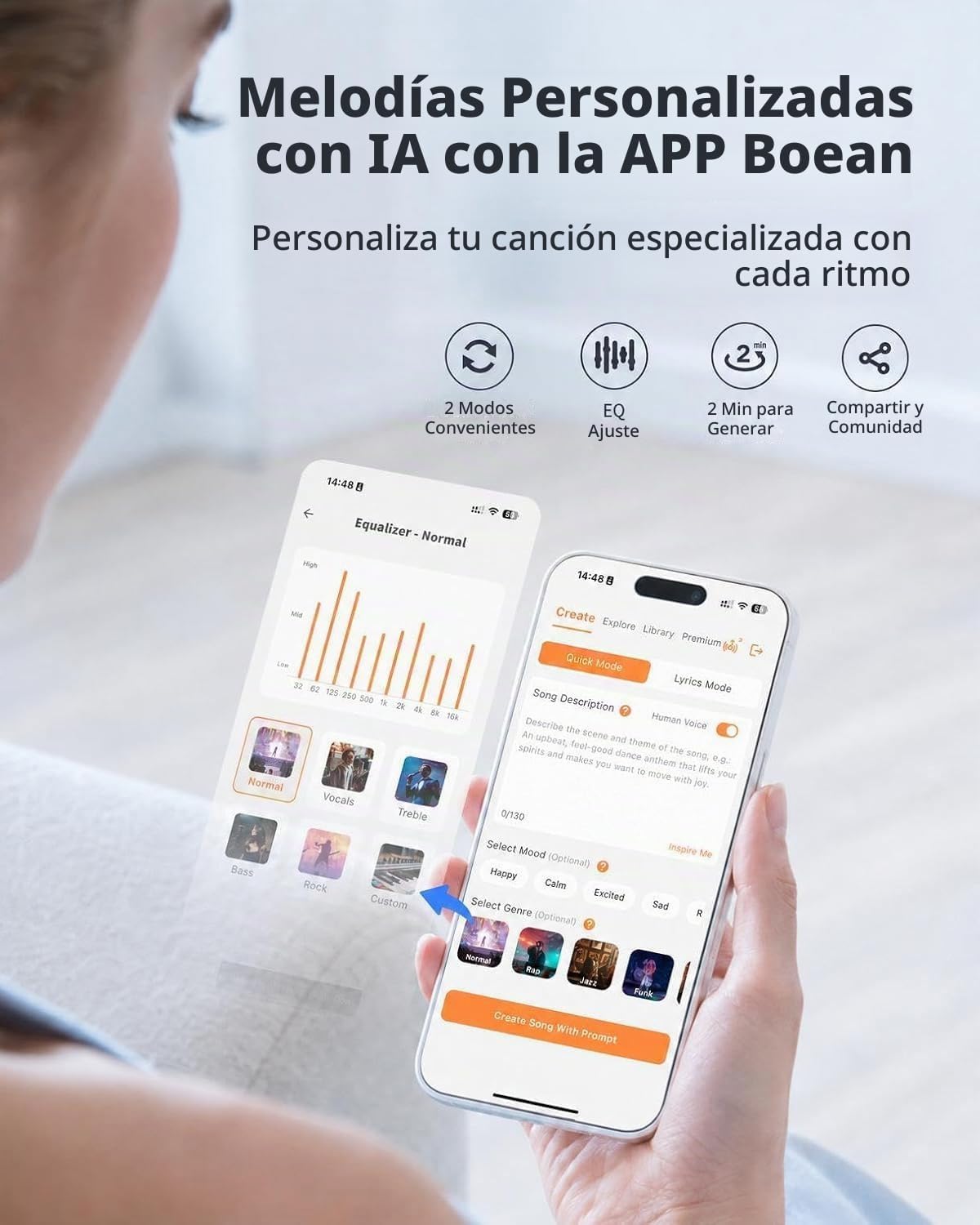 Auriculares de conducción ósea, auriculares de natación impermeable...