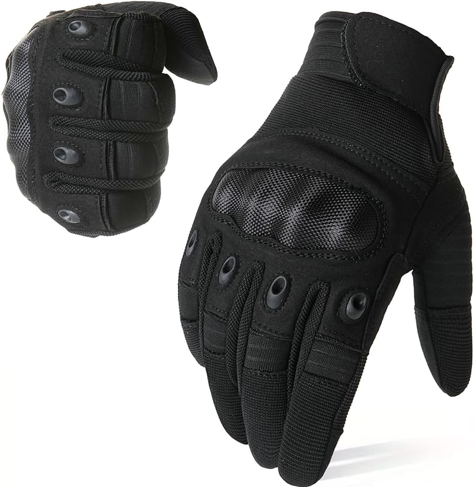 WTACTFUL Guantes tácticos para hombre y mujer, palma reforzada con...