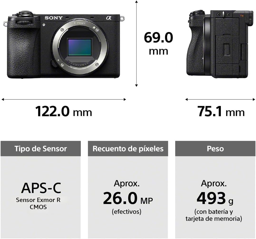 Sony Alpha 6700 \u2013 Cámara con lente intercambiable APS-C con se...