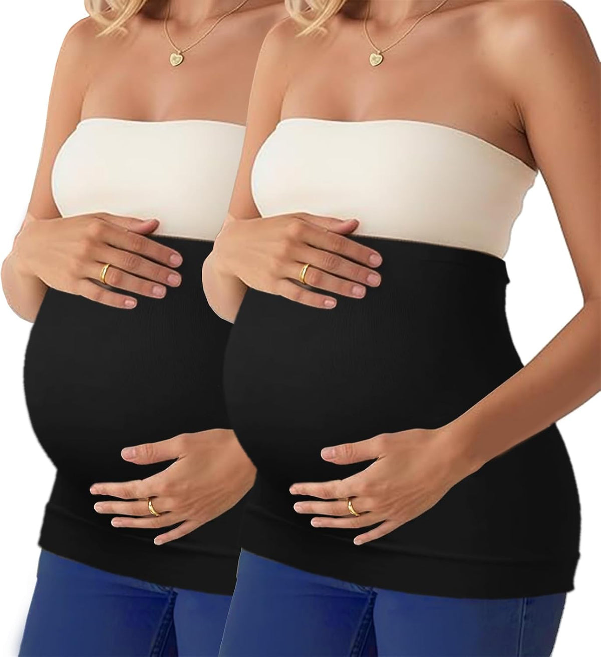DIRAVO Banda para el vientre de maternidad para embarazo, antidesli...