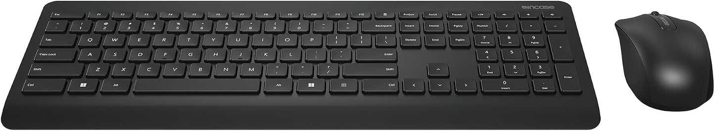 Incase Combo de teclado y mouse de escritorio inalámbrico 900, dise...