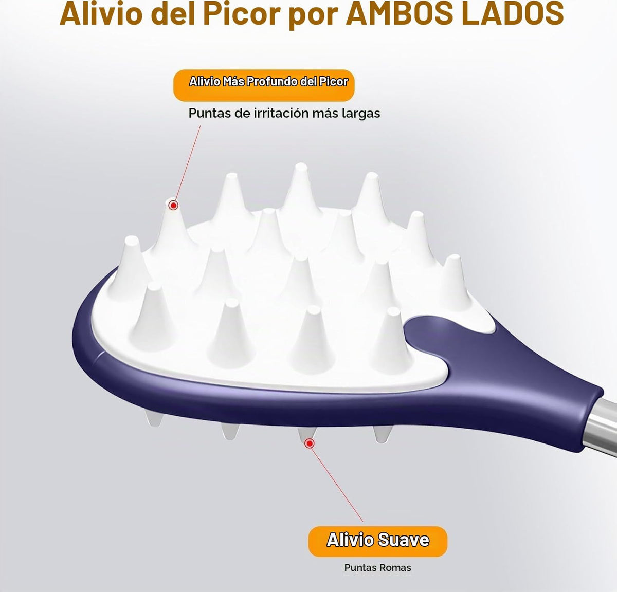 iunxkmi Rascador de espalda para adultos, alivia la picazón en la e...