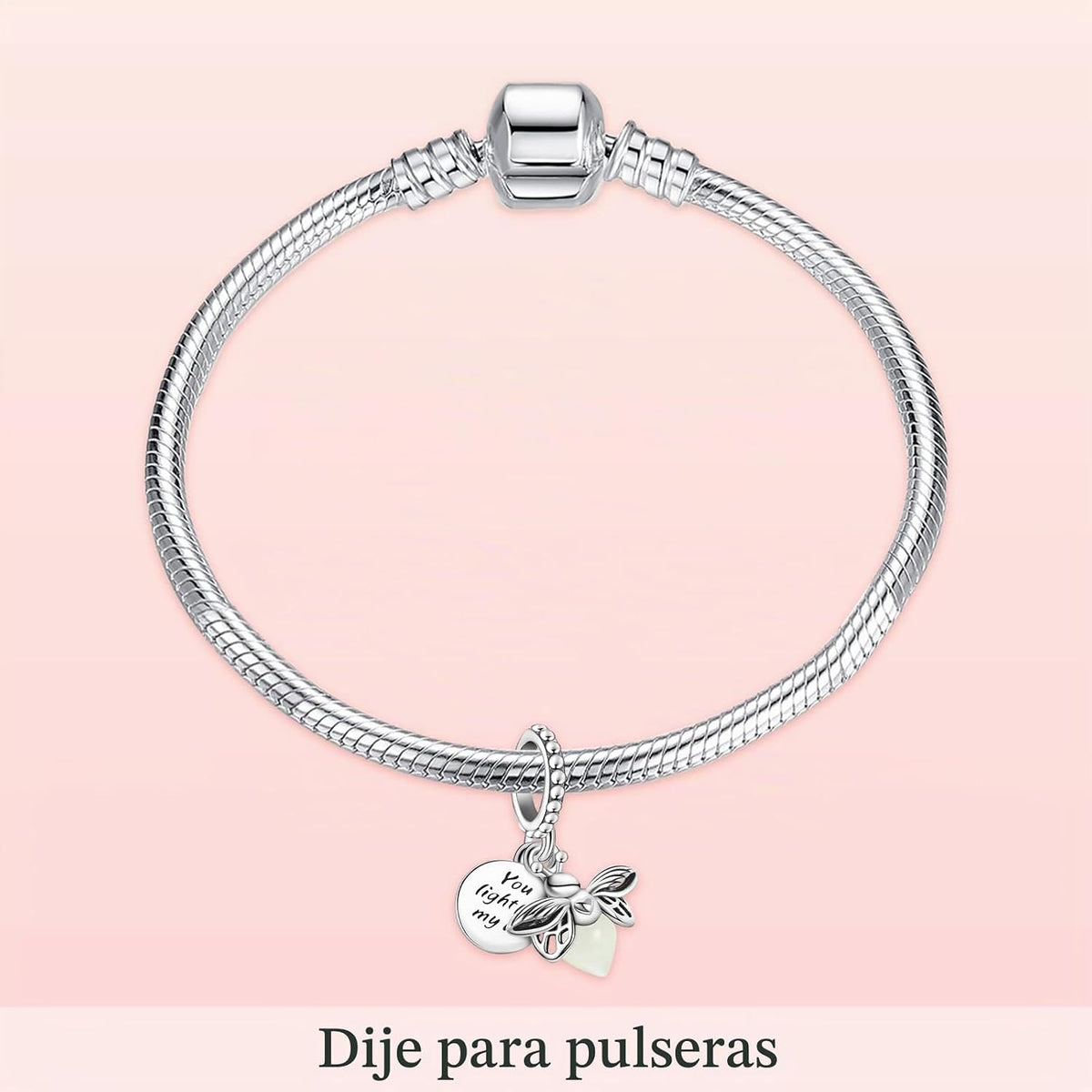 MITSOKU Dijes de plata de ley 925 para pulseras y collares, diseño...