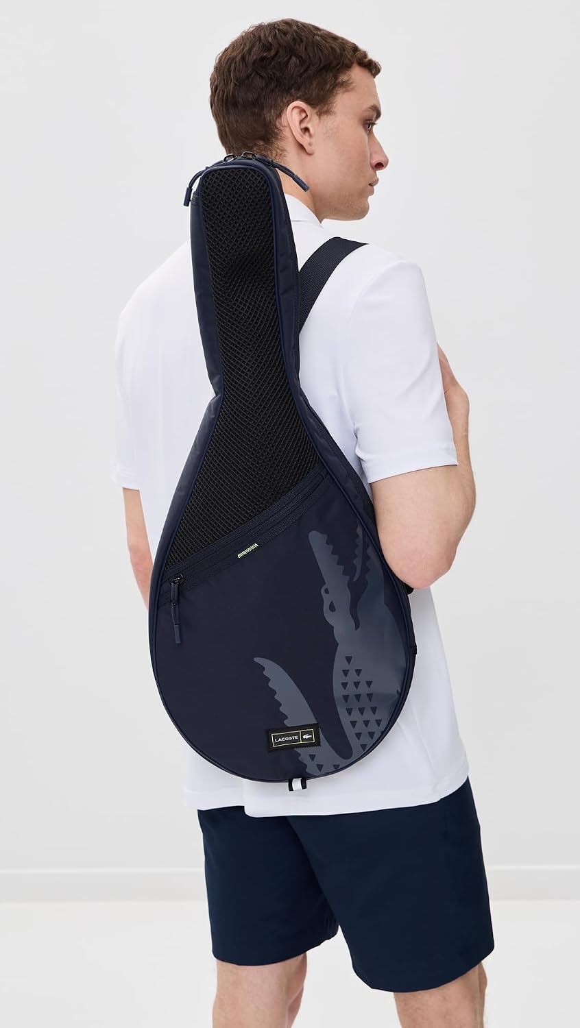 Lacoste Bolsa de raqueta Play in para hombre con correa, Abimes, ta...