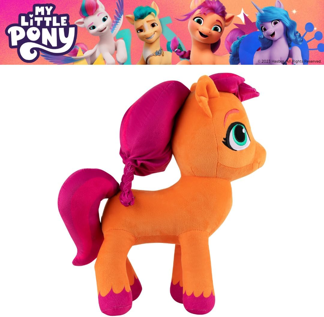 Almohada de peluche súper suave My Little Pony Sunny para niños, ta...