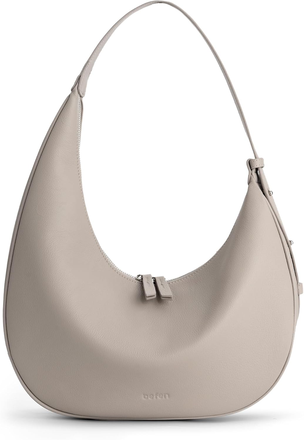 befen Bolsos estilo hobo de cuero genuino para mujer, bolsos cruzad...