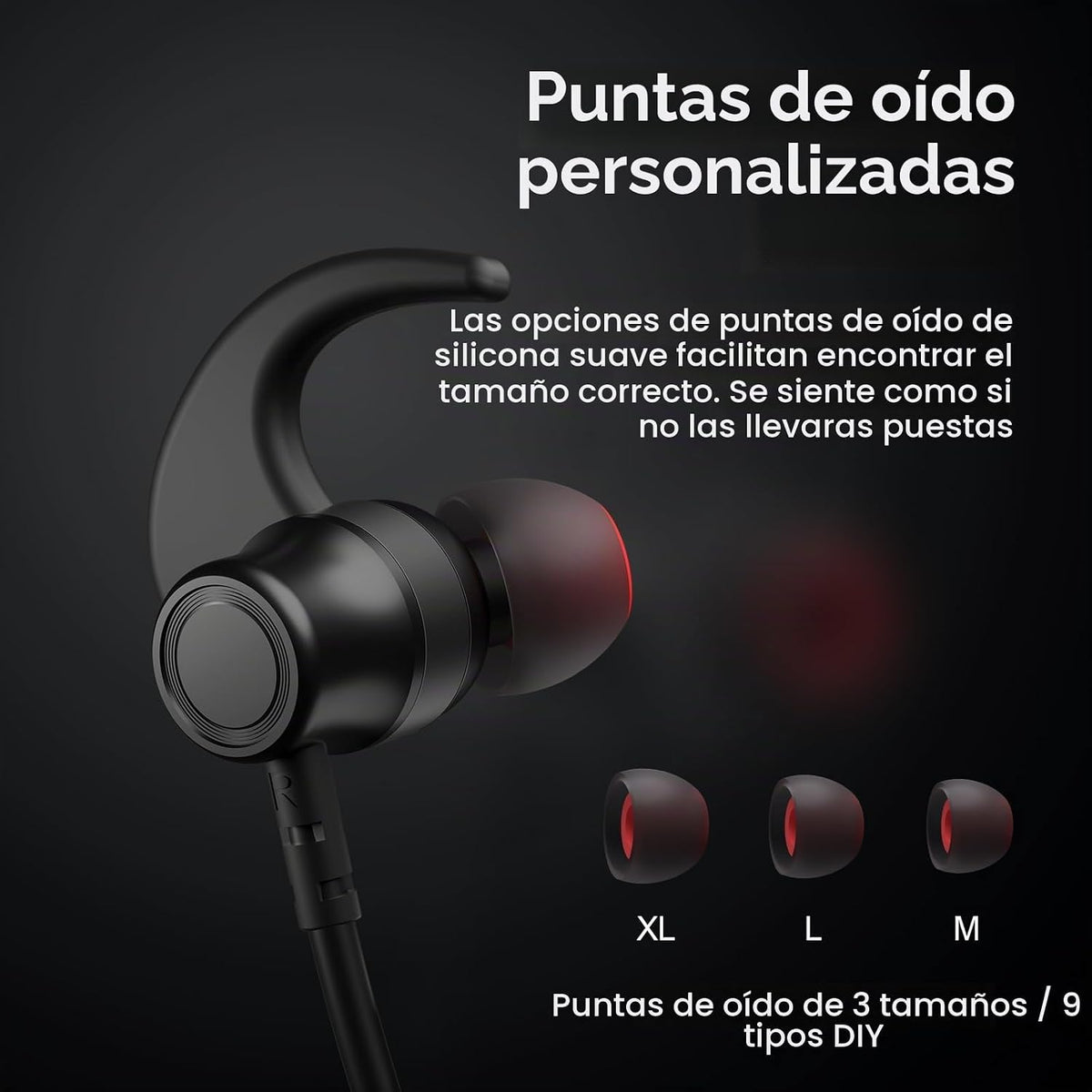 Auriculares Bluetooth, 150H de tiempo de reproducción, auriculares...