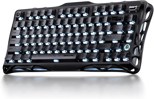 GravaStar Teclado mecánico inalámbrico para juegos Mercury K1 75% c...