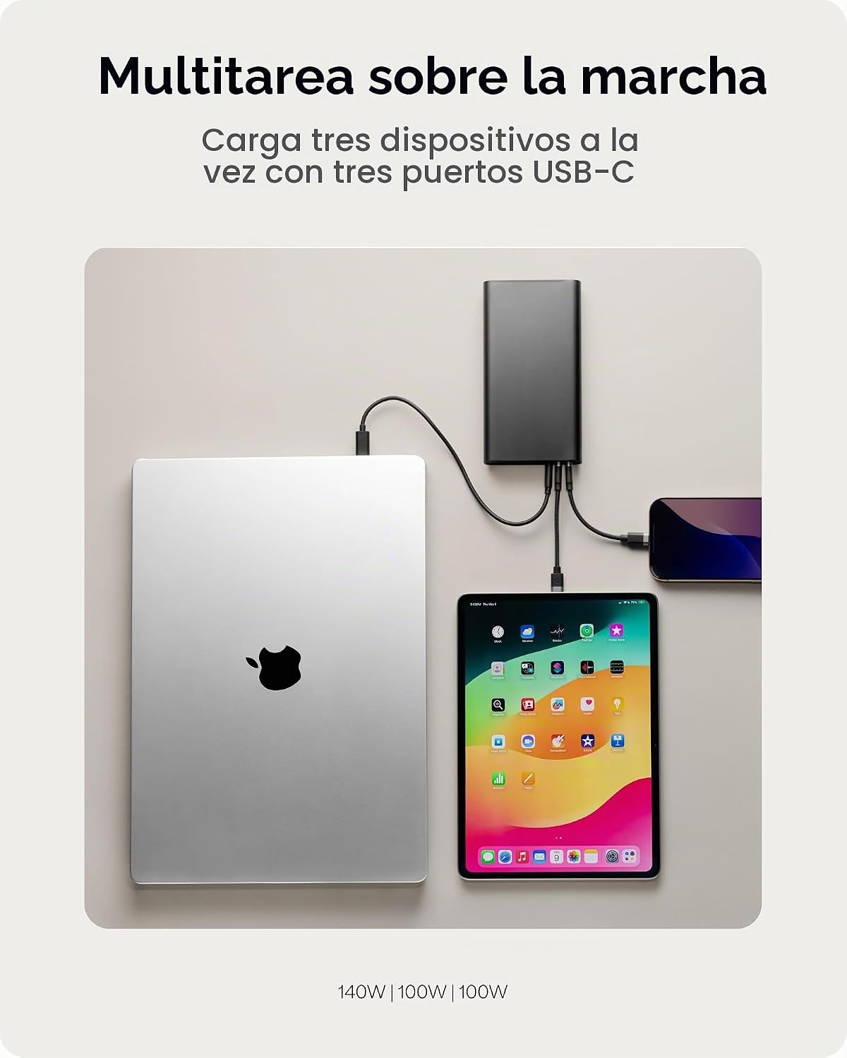 Mophie Powerstation Fast 25,000mAh Batería externa | Carga rápida e...