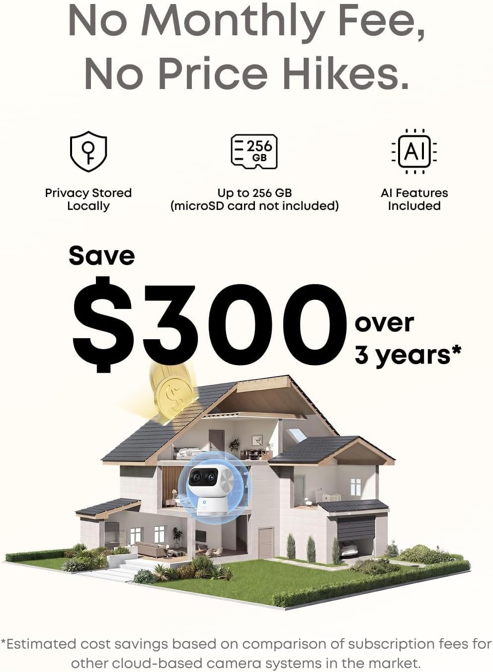 eufy Security Cámara Interior S350, Cámaras Duales, Cámara de Segur...