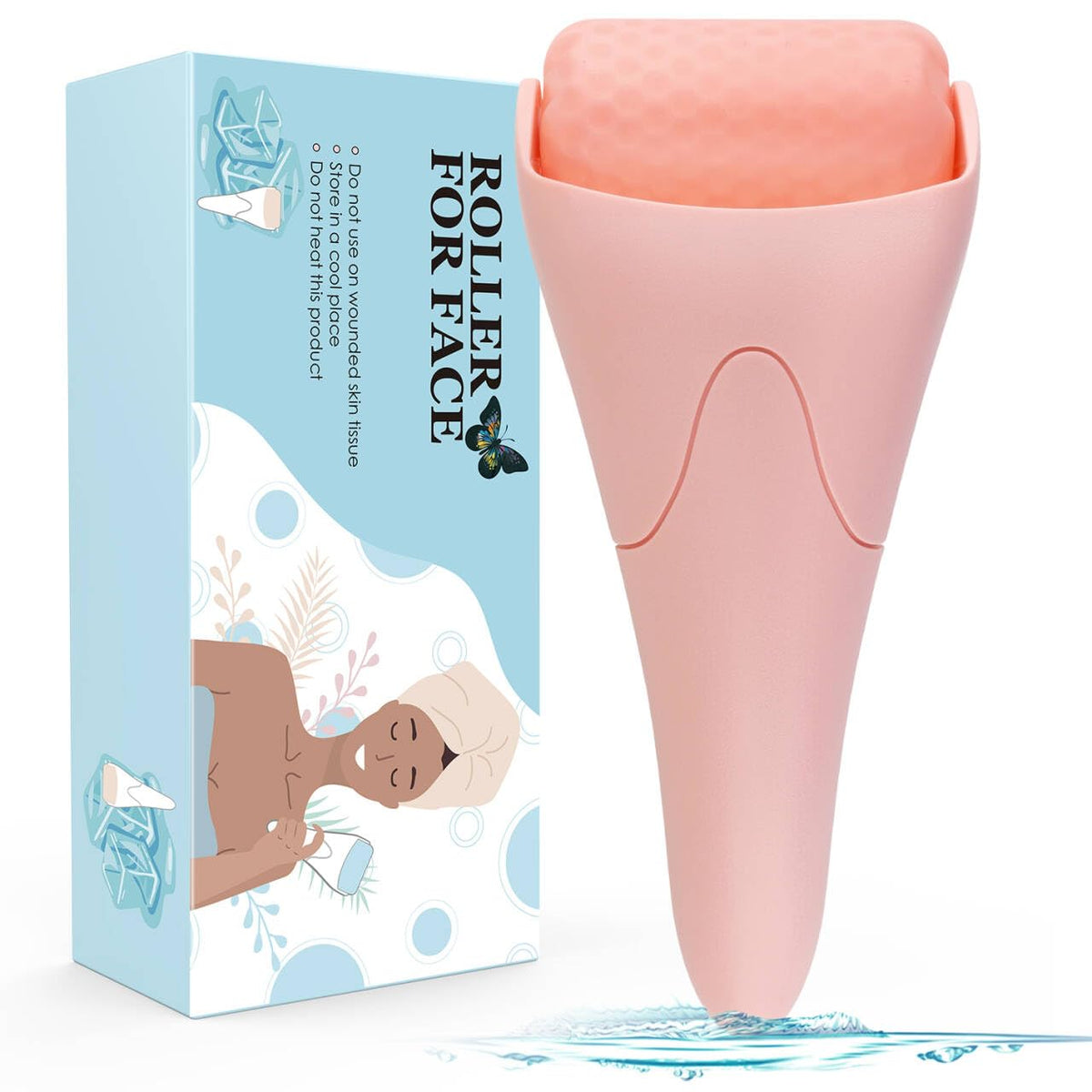 Fronnor Rodillo de hielo para la cara, ojos, idea de regalo para mu...