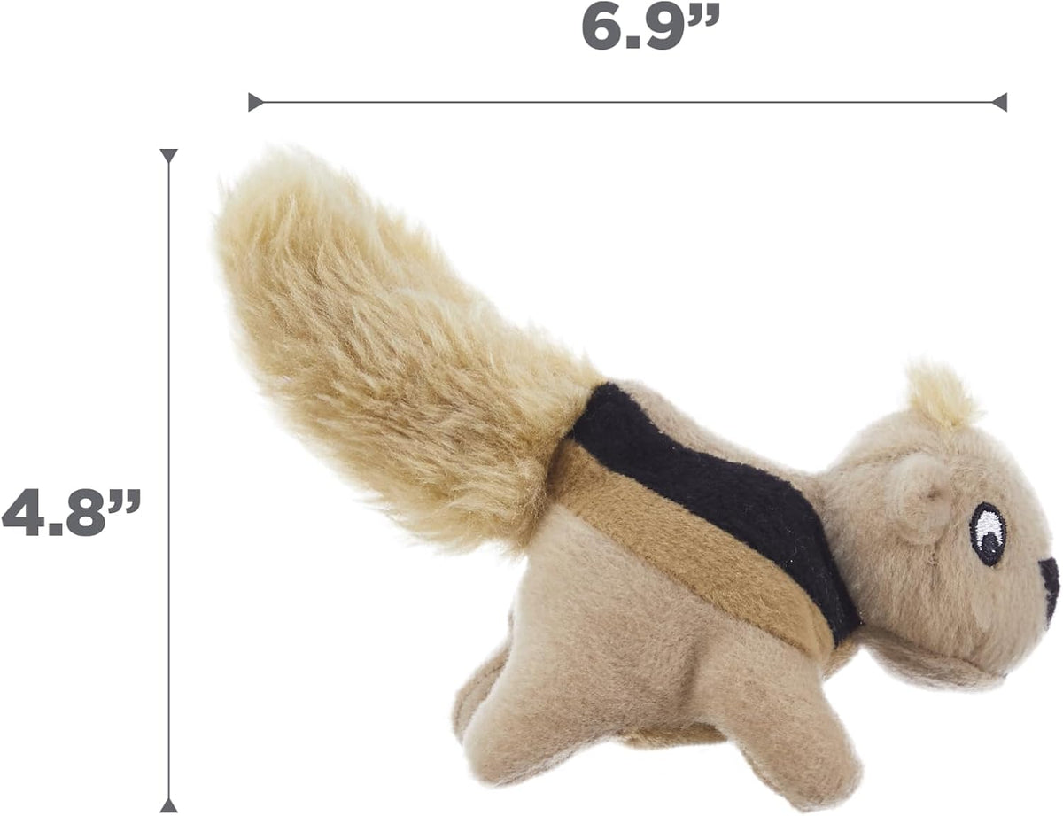 Outward Hound Squeakin' Squirrels - Juguetes de peluche de repu...