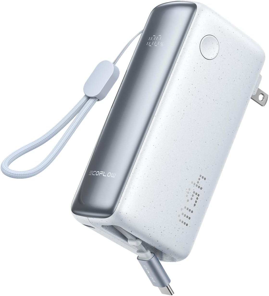 EF ECOFLOW Rapid - Cargador portátil 3 en 1 de 45 W con enchufe de...
