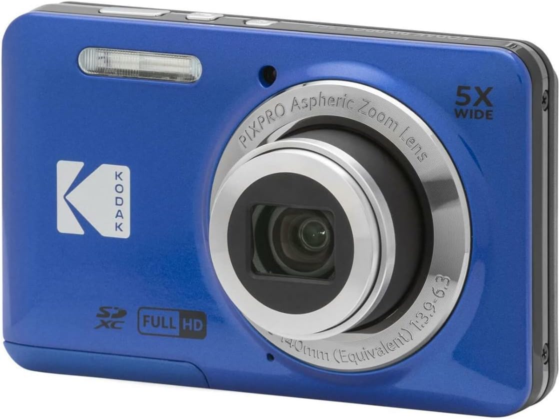 Kodak PIXPRO Friendly Zoom FZ55-BL - Paquete de cámara digital de 1...