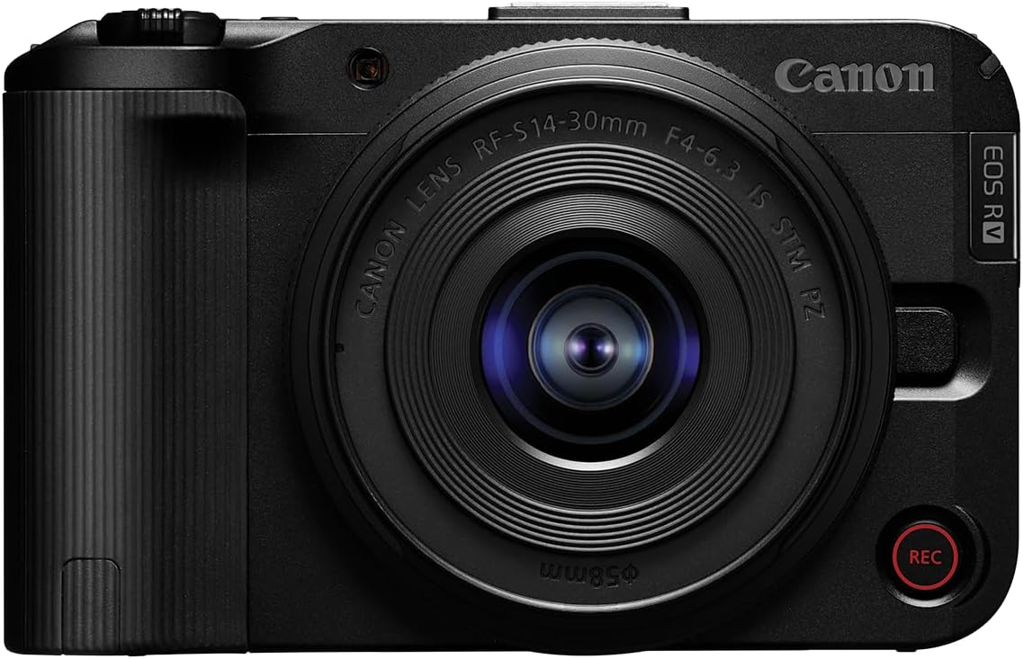 Canon EOS R50 V - Cámara sin espejo con lente RF-S14-30mm F4-6.3 is...