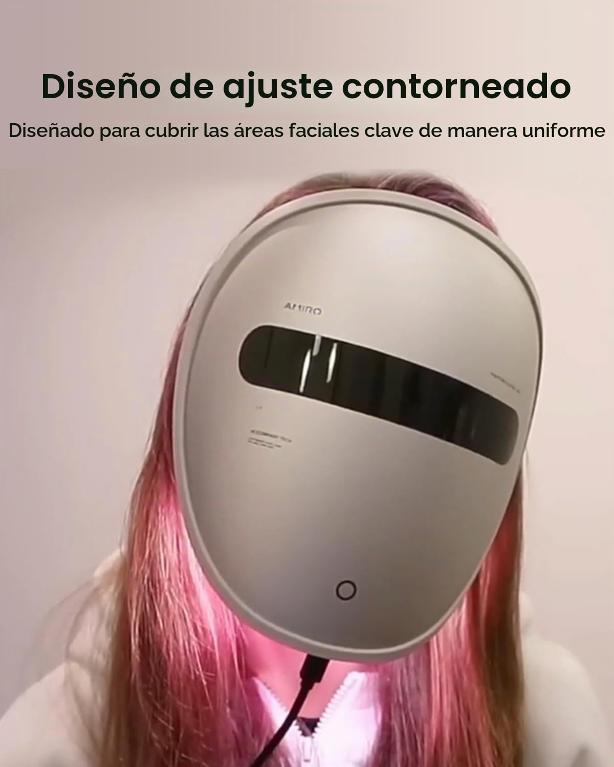 AMIRO Máscara facial ligera Spectra 5 en 1+suero facial PDRN 0.04 f...