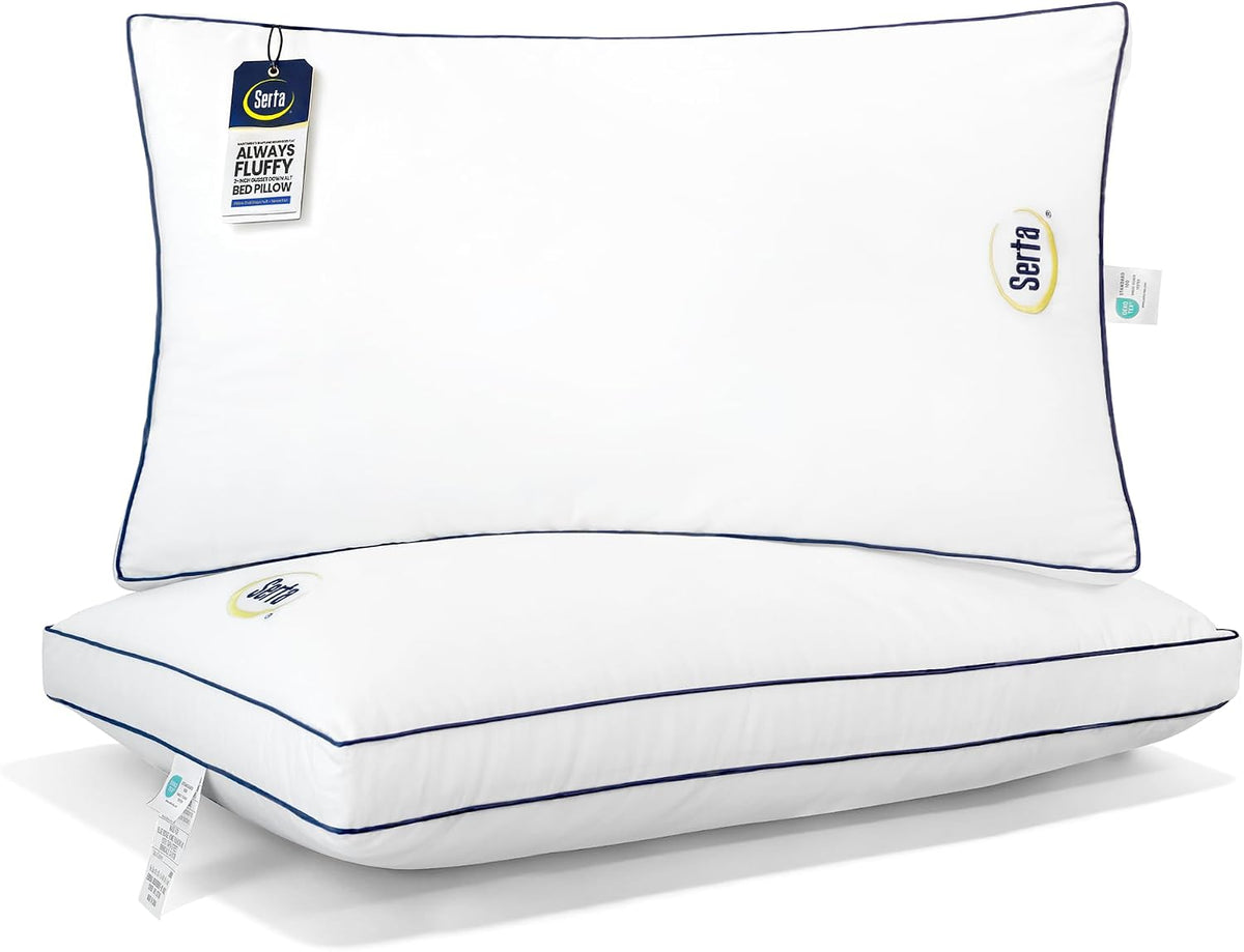 Serta Hotel Collection - Juego de 2 almohadas de cama tamaño King,...