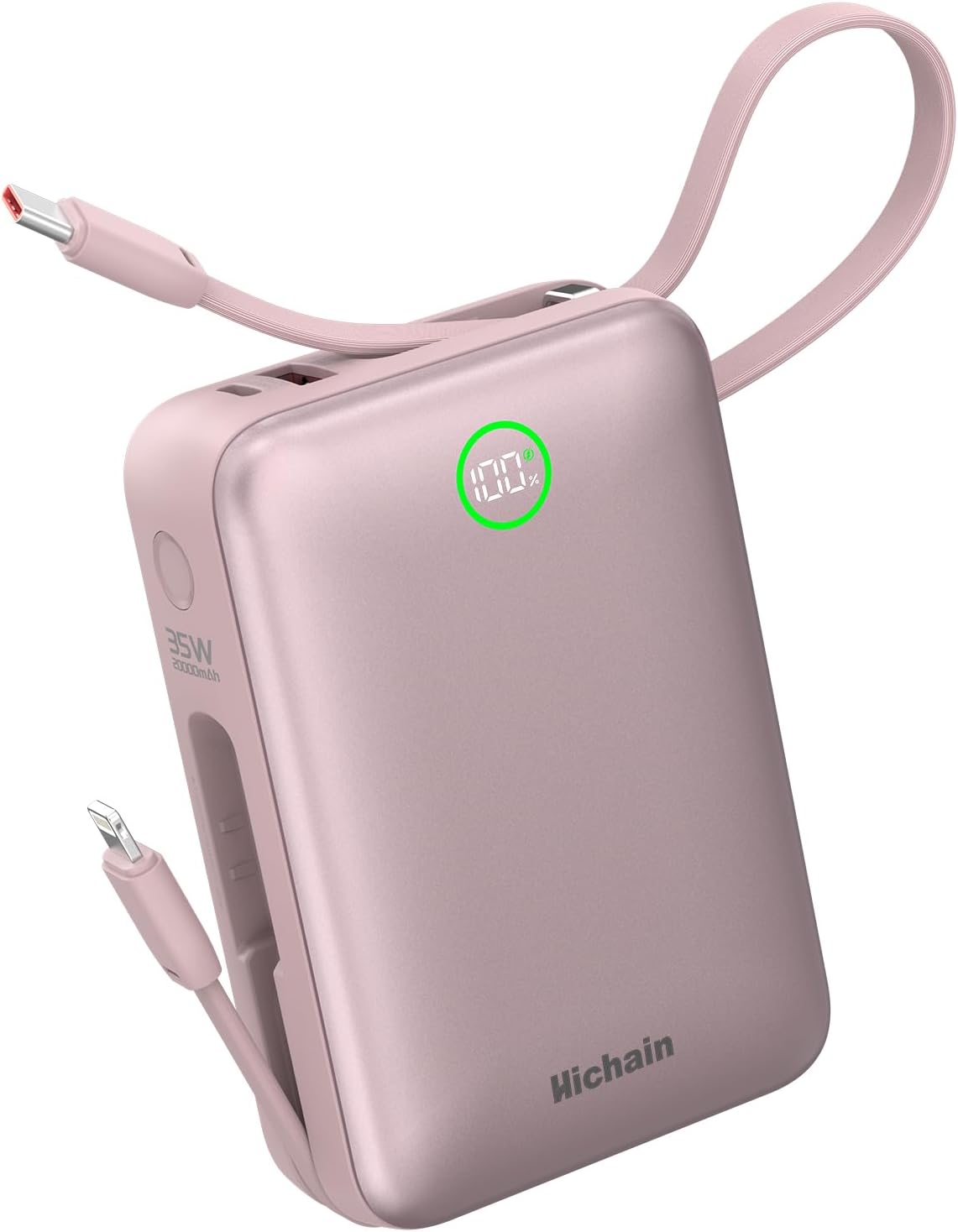 Hichain Cargador portátil 35W 20000mAh Banco de energía con doble e...