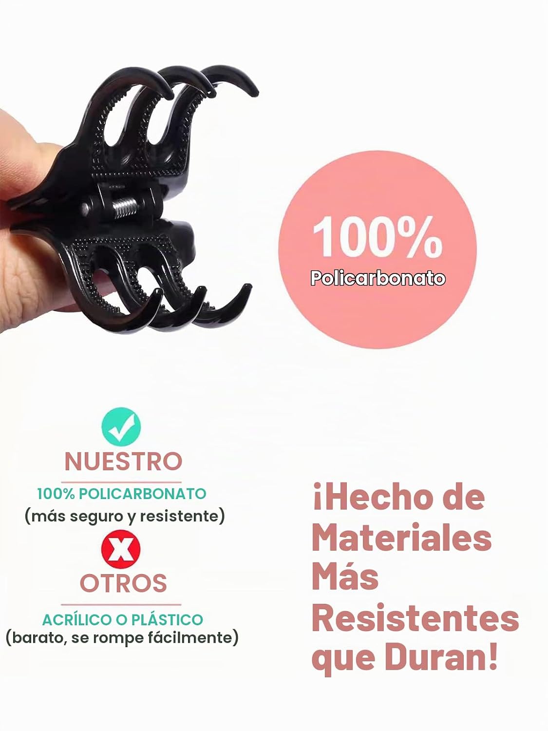 4 Piezas Pinzas para el Cabello, Morhom Pinzas para el Cabello de T...