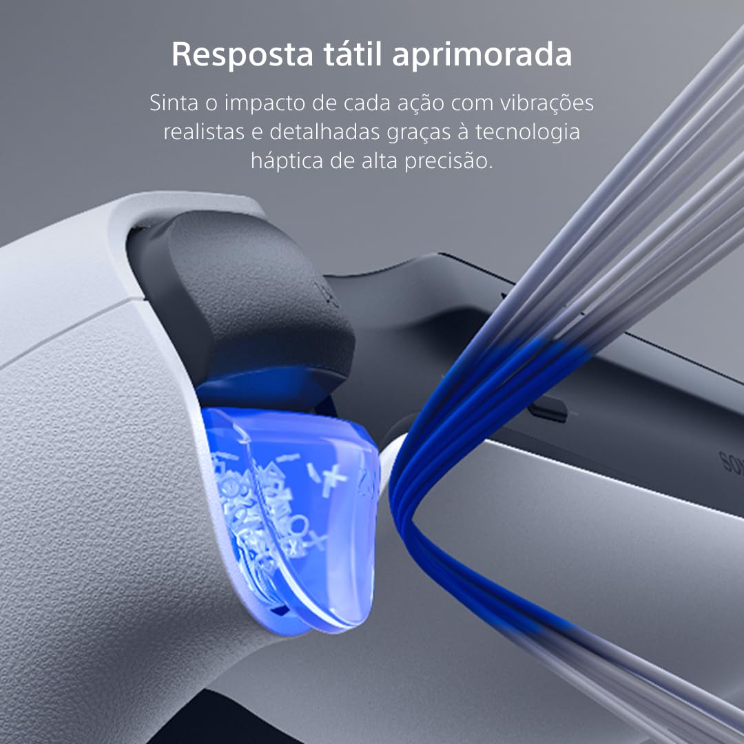 Controlador inalámbrico PlayStation DualSense® - Blanco (renovado)