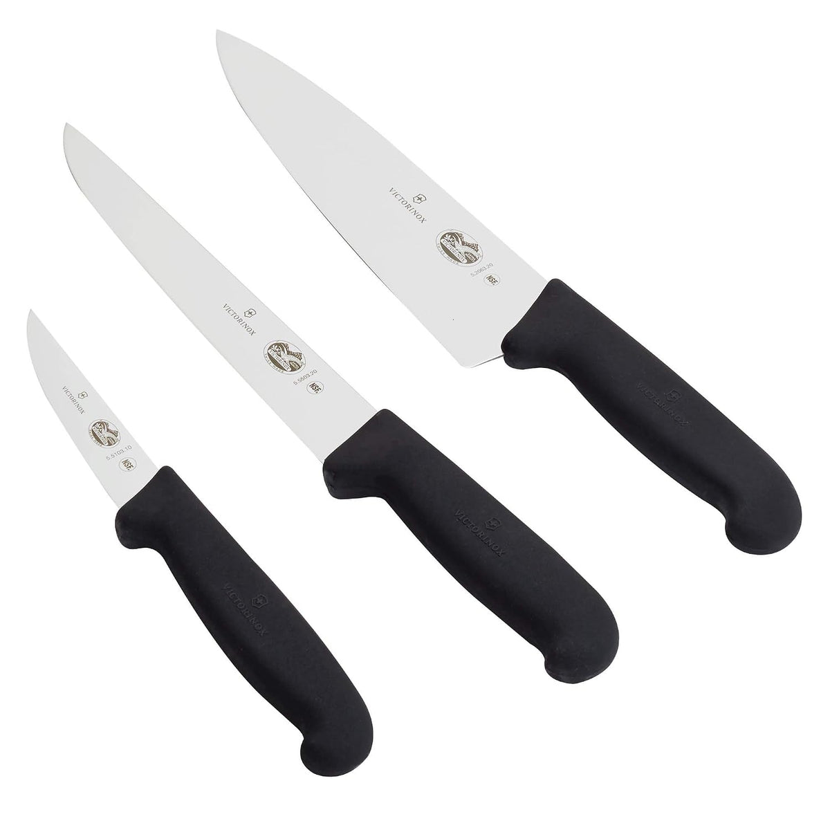 Victorinox, cubertería para chefs, 3 unidades, 8 pulgadas, Negro |...