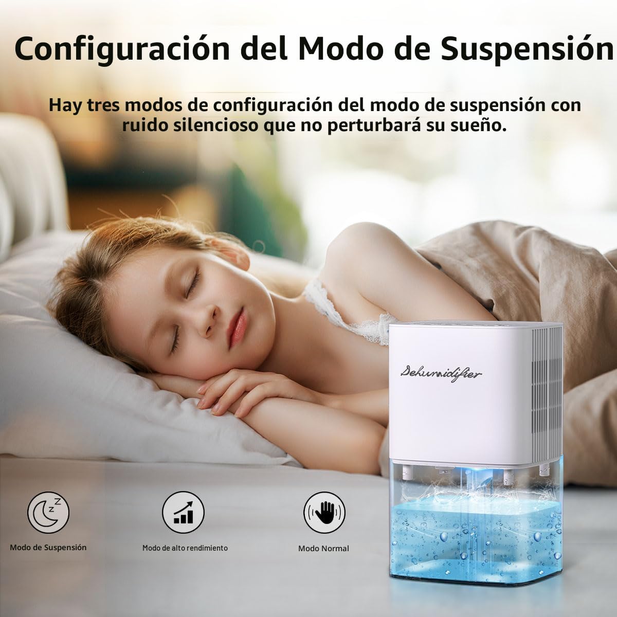 Deshumidificador 1800ML 60.9 fl oz 63OZ Deshumidificador Pequeño pa...