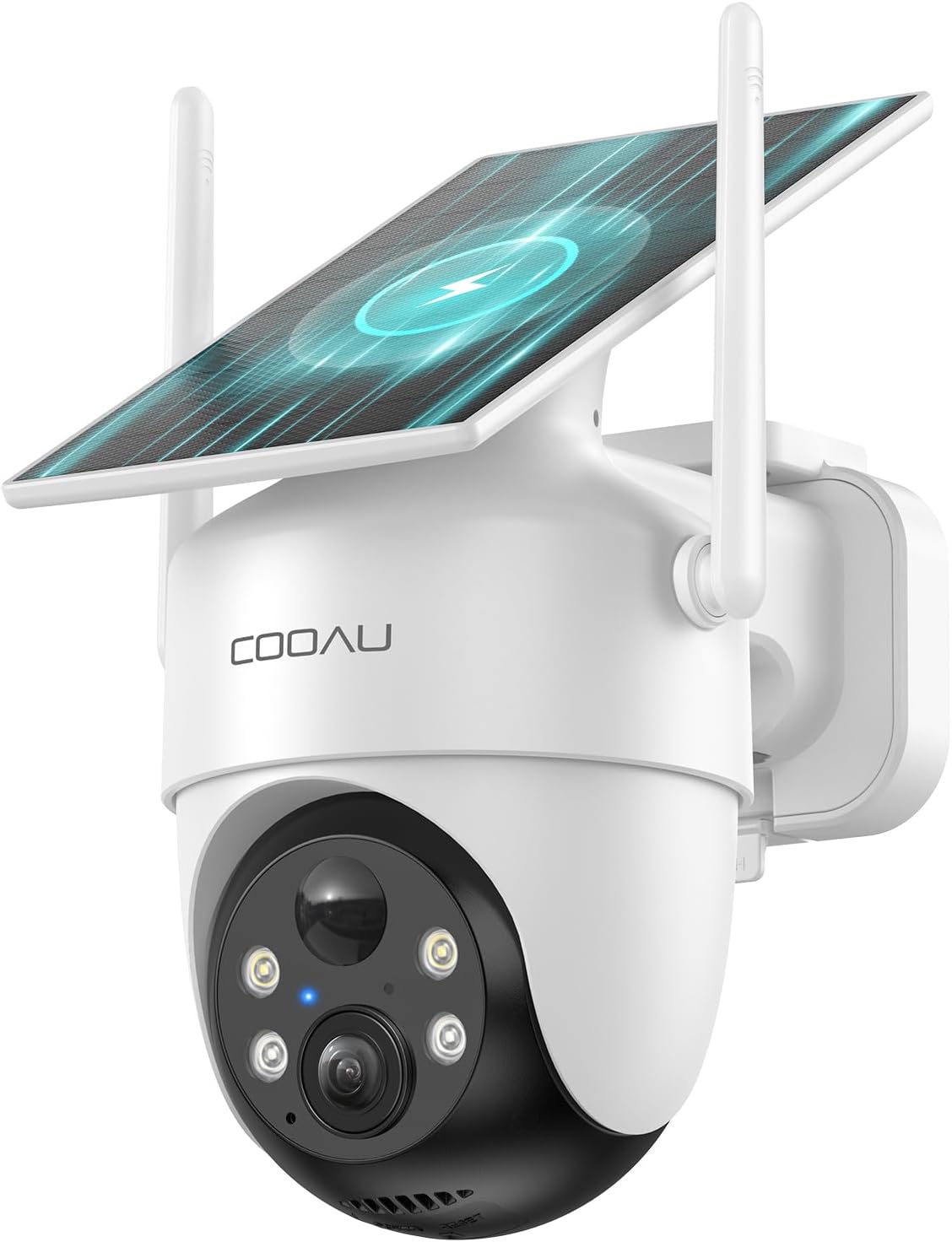 COOAU Cámaras de seguridad solar inalámbricas para exteriores \u201...