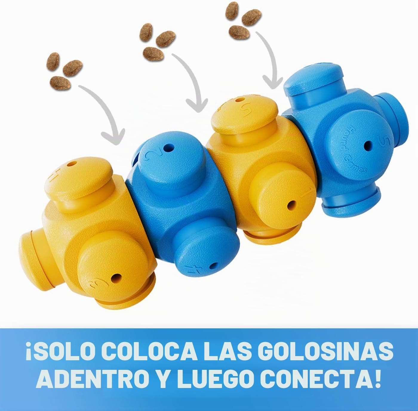 Juguetes de rompecabezas para perros inteligentes, interactivos, ro...