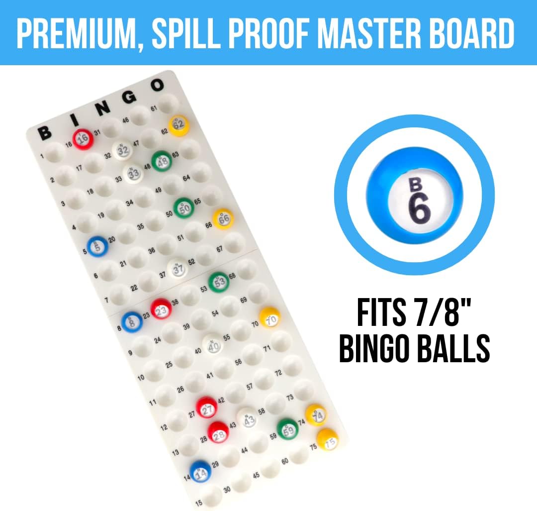 Regal Bingo - Juego de Bingo Profesional con Jaula de Rueda de 11 P...