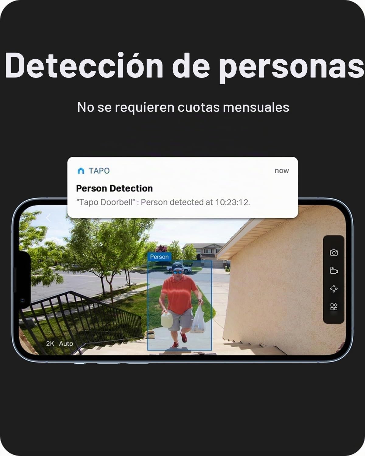 Tapo de TP-Link - Cámara de timbre de video inteligente inalámbrica...