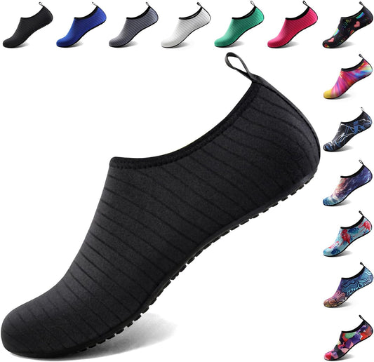 Zapatos de agua para mujeres y hombres, calcetines acuáticos de sec...