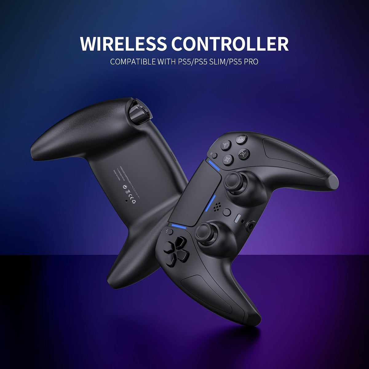 Controlador de juegos inalámbrico LED JDDWIN para PS5 y controlador...