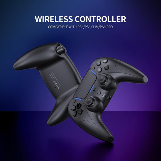 Controlador de juegos inalámbrico LED JDDWIN para PS5 y controlador...