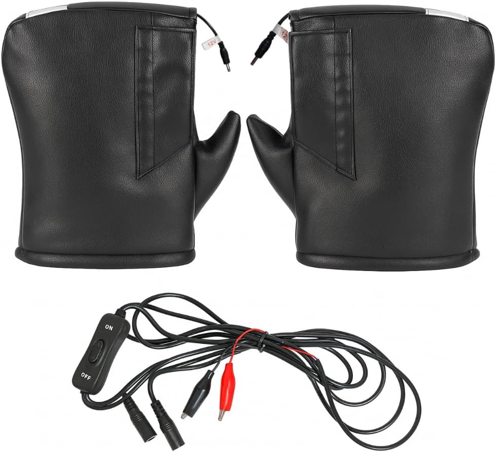 Manoplas de manillar de motocicleta con calefacción de 12 V \u2013...