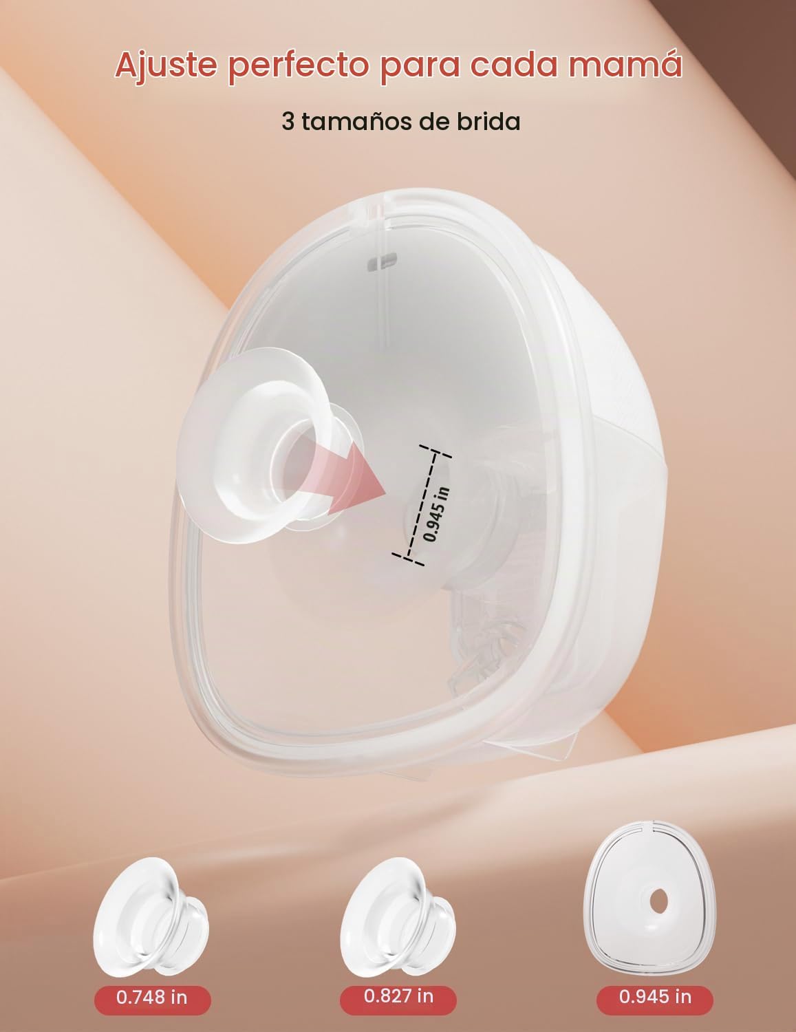 NCVI Extractor de leche portátil manos libres, bomba de lactancia e...