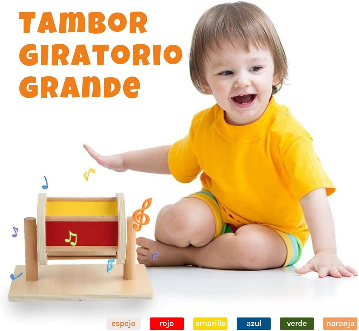 Kit de Juguetes Montessori para Bebés - Espejo Montessori, Peekaboo...