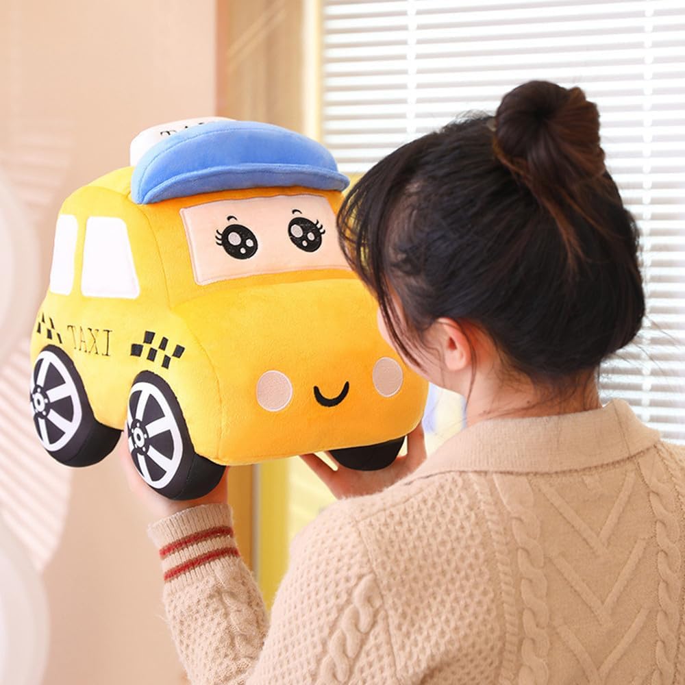 XIYUAN Coche de peluche de auto de felpa de simulación de autobús e...