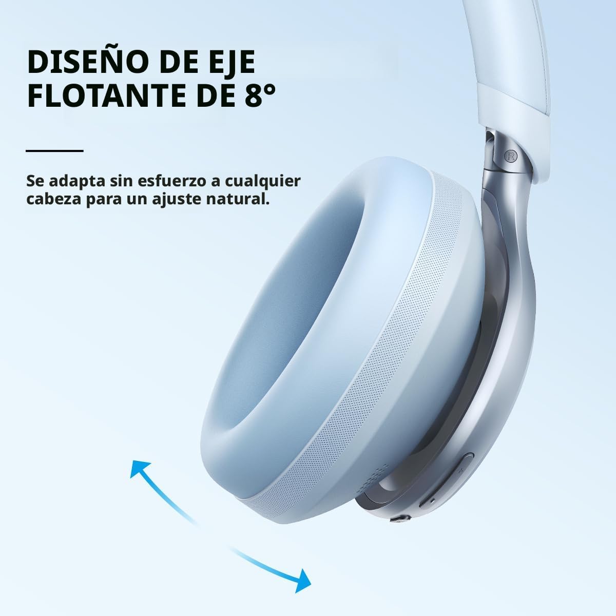 Soundcore by Anker, Space One, auriculares con cancelación activa d...