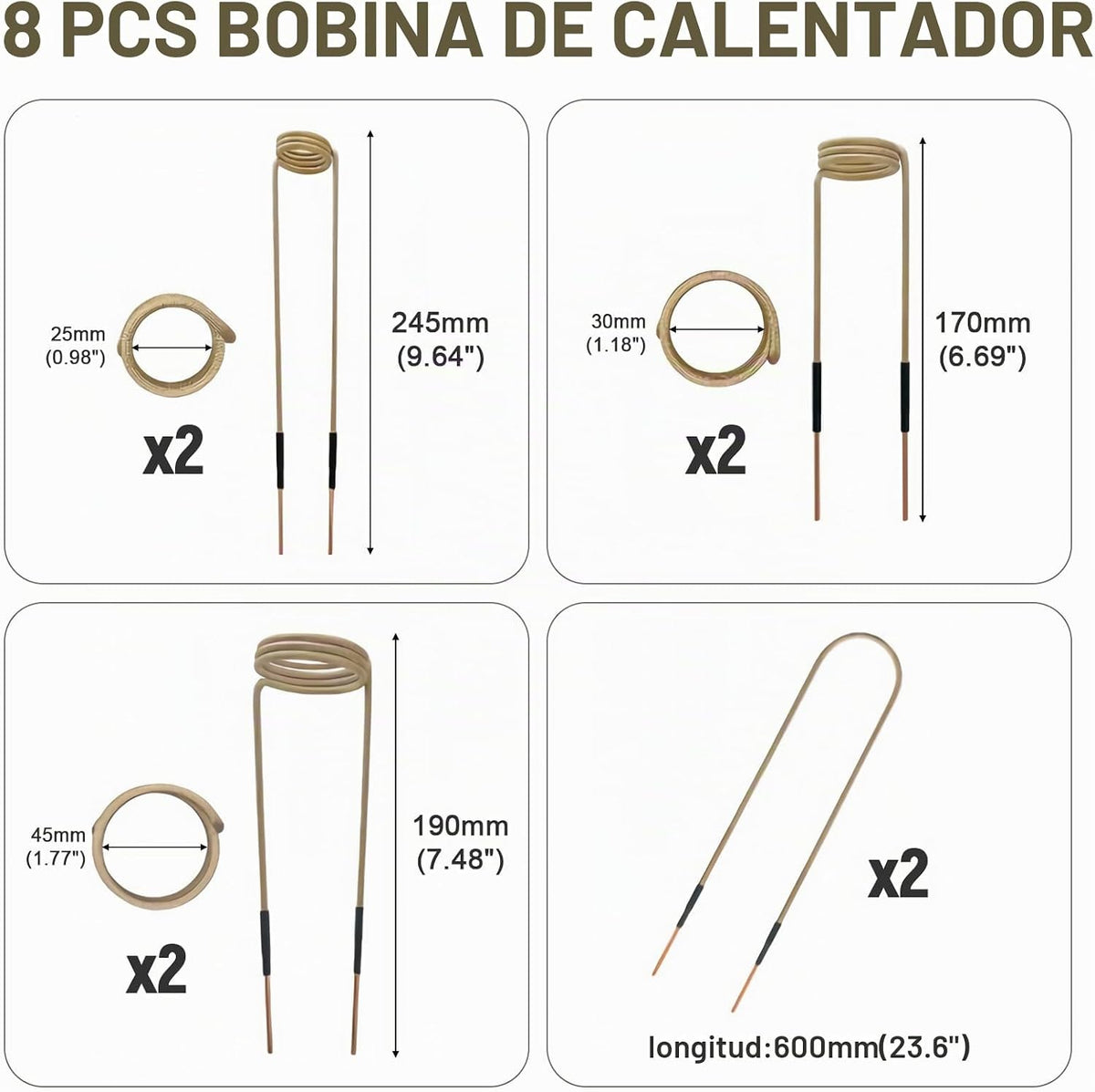 Herramienta de extracción de pernos de calentador de inducción, 150...