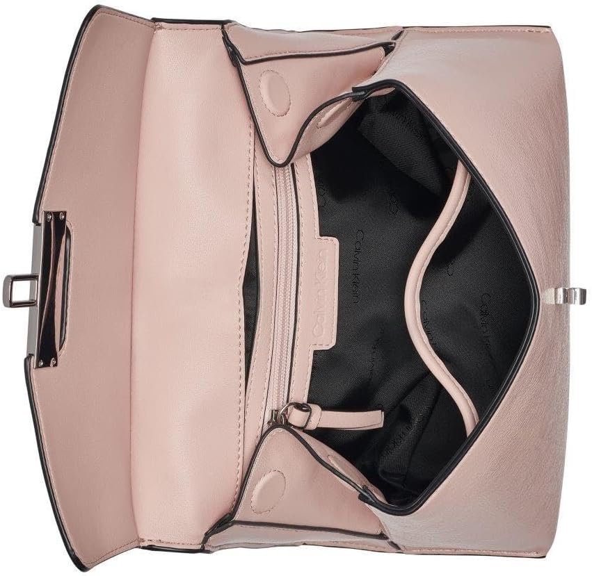 Calvin Klein Bolso cruzado Becky con asa superior para mujer | 2 en 1