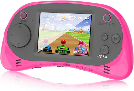 EASEGMER Reproductor de juegos de mano para niños, 220 juegos integ...