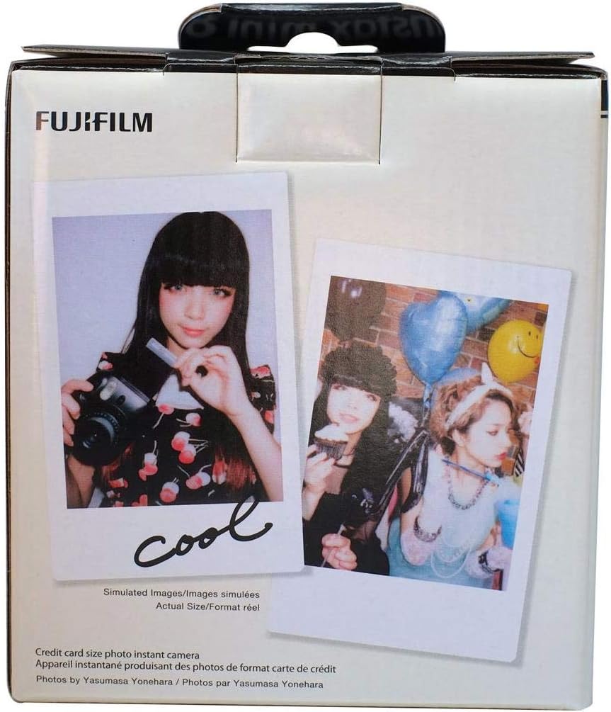 Fujifilm Instax Mini 8 Cámara de película instantánea (negro) (desc...