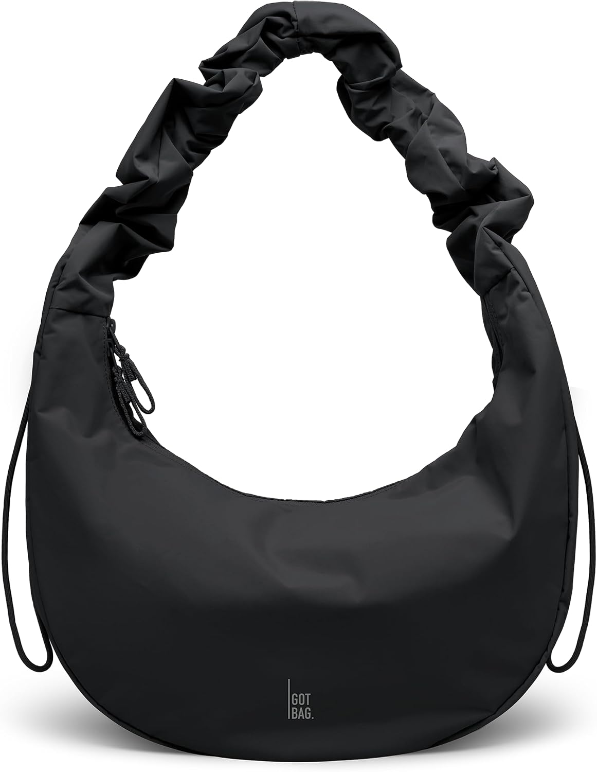 GOT BAG Moon Bag Ruffle | Elegante bolso de hombro con correa ajust...