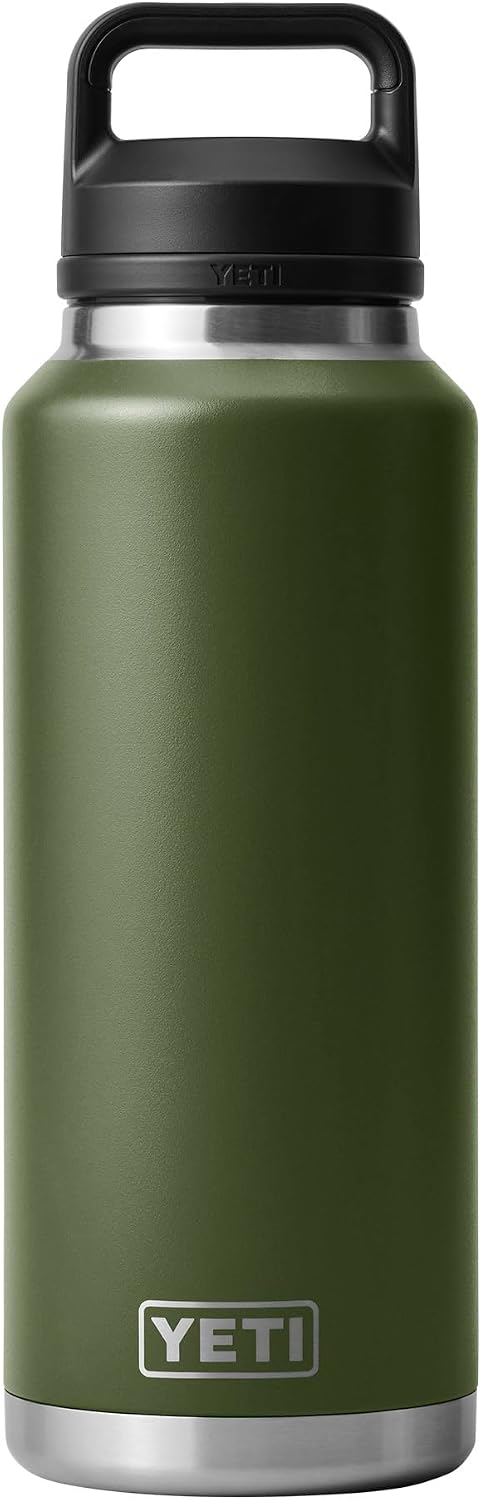 YETI Rambler Botella de 46 onzas, a prueba de fugas, aislada al vac...
